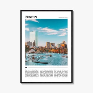 Boston Reiseplakat Nr. 3, Boston Wandkunst, Boston Poster, Boston Foto, Boston Dekor, Massachusetts, USA