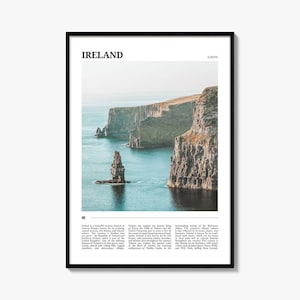 Ireland Travel Poster, Ireland Wall Art, Ireland Poster Print, Ireland Photo, Ireland Decor, Europe
