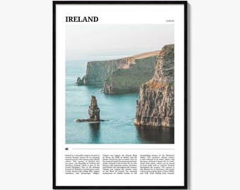 Ireland Travel Poster, Ireland Wall Art, Ireland Poster Print, Ireland Photo, Ireland Decor, Europe