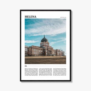 Helena Travel Poster, Helena Wall Art, Helena Poster Print, Helena Photo, Helena Decor, Montana, USA