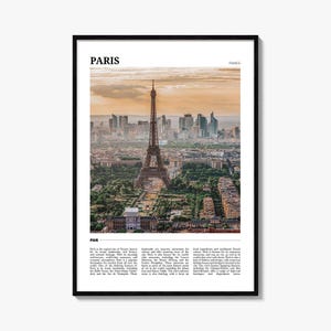 Paris Travel Poster, Paris Wall Art, Paris Poster Print, Paris Photo, Paris Decor, France