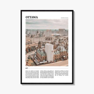 Ottawa Travel Poster, Ottawa Wall Art, Ottawa Poster Print, Ottawa Photo, Ottawa Decor, Ontario, Canada