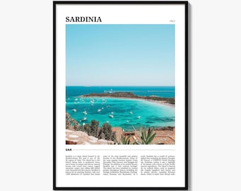 Sardinia Poster Print, Italy Photo, Mediterranean Wall Art, European Travel Decor