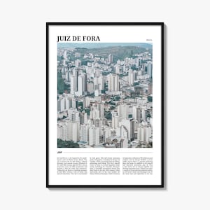 Juiz de Fora Travel Poster, Juiz de Fora Wall Art, Juiz de Fora Poster Print, Juiz de Fora Photo, Juiz de Fora Decor, Brazil
