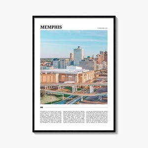 Memphis Travel Poster, Memphis Wall Art, Memphis Poster Print, Memphis Photo, Memphis Decor