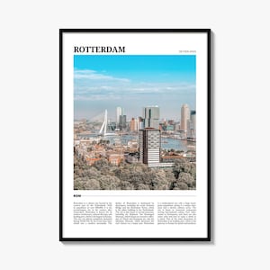 Rotterdam Reise Poster, Rotterdam Wandkunst, Rotterdam Poster Druck, Rotterdam Foto, Rotterdam Dekor, Niederlande