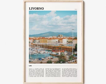Livorno Travel Poster, Livorno Wall Art, Livorno Poster Print, Livorno Photo, Livorno Decor, Italy