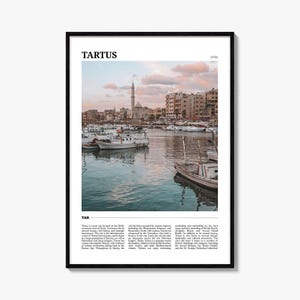Tartus Travel Poster, Tartus Wall Art, Tartus Poster Print, Tartus Photo, Tartus Decor, Syria