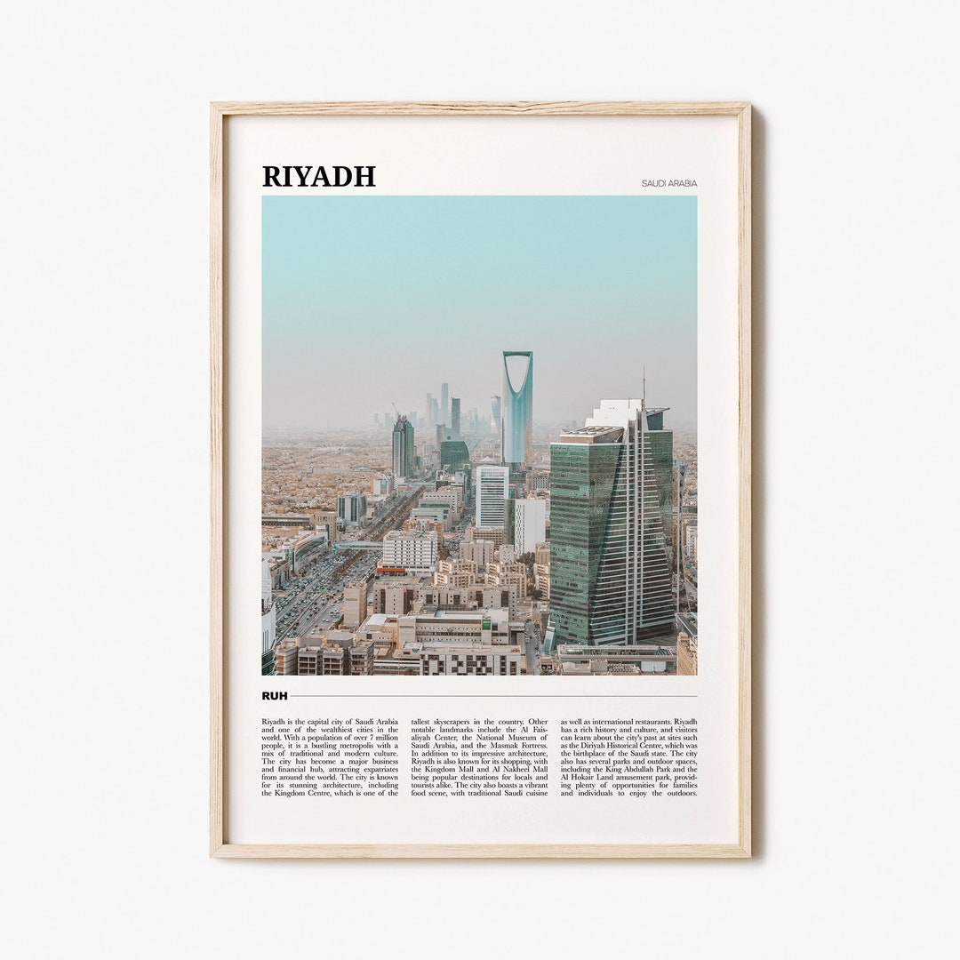 Riyadh Travel Poster, Riyadh Wall Art, Riyadh Poster Print, Riyadh