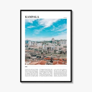 Kampala Travel Poster, Kampala Wall Art, Kampala Poster Print, Kampala Photo, Kampala Decor, Uganda