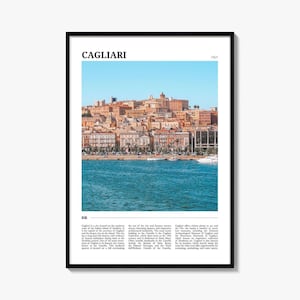 Cagliari Travel Poster, Cagliari Wall Art, Cagliari Poster Print, Cagliari Photo, Cagliari Decor, Italy