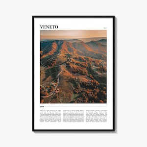 Veneto Travel Poster, Veneto Wall Art, Veneto Poster Print, Veneto Photo, Veneto Decor, Italy