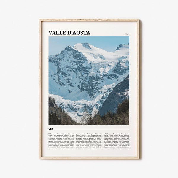 Valle d’Aosta Travel Poster, Valle d’Aosta Wall Art, Valle d’Aosta Poster Print, Valle d’Aosta Photo, Valle d’Aosta Decor, Italy