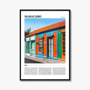 Maracaibo Travel Poster, Maracaibo Wall Art, Maracaibo Poster Print, Maracaibo Photo, Maracaibo Decor, Venezuela