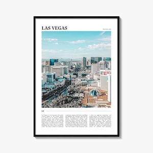 Cartaz de viagem de Las Vegas, Arte de parede de Las Vegas, Impressão de pôster de Las Vegas, Foto de Las Vegas, Decoração de Las Vegas, Nevada, EUA