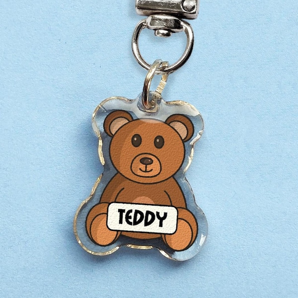 Personalized Resin Dog Tag,Teddy Bear Dog Tag,Frog Dog Tag,Custom Name Dog Tag
