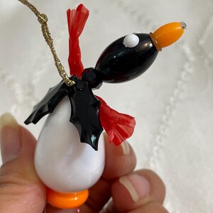 Hancrafted penguin ornaments set of 5