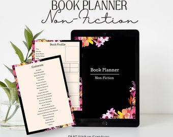 Non-Fiction Book Planner | Author & Writer Workbook (Digital)