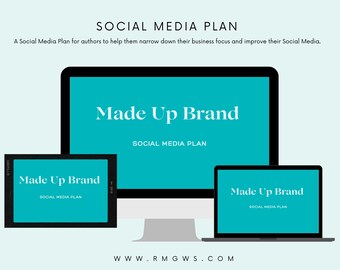 Social Media Plan for Authors | Brand Consistency Guide (Digital Download)