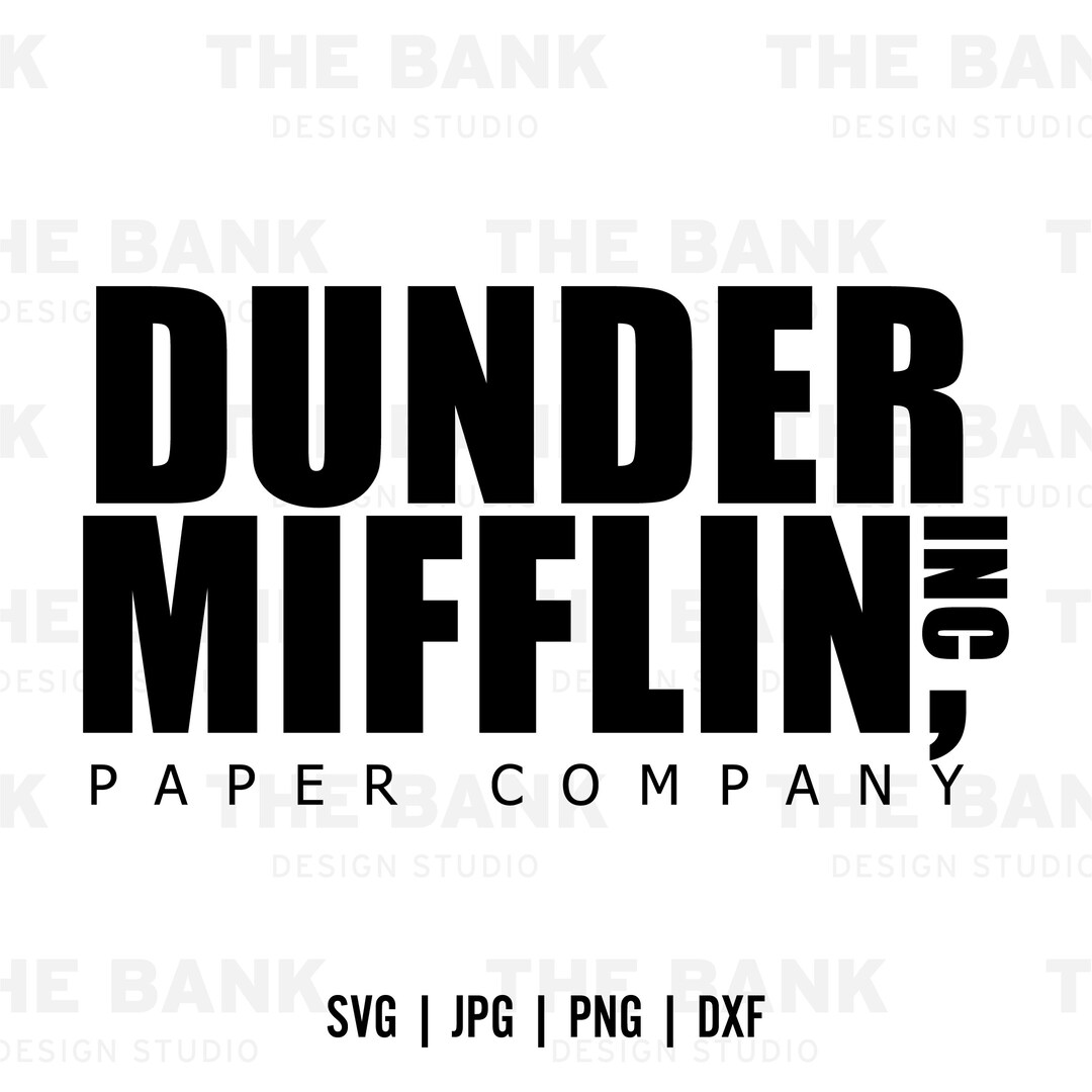 Dunder Mifflin Logo, 3D CAD Model Library