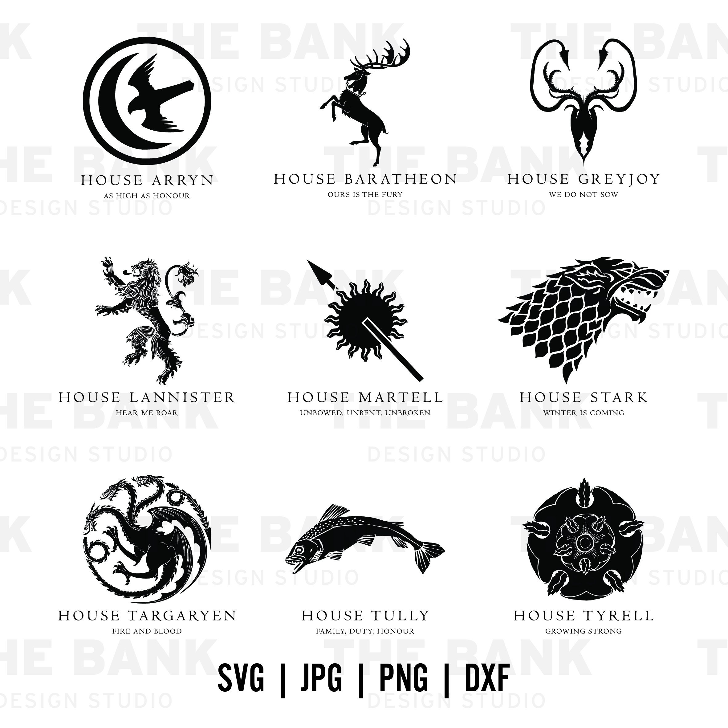 Game of Thrones Stark Logo Vector Graphic
