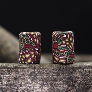 Dreadschmuck Set 2 Perlen Dreadlockperlen Schmuck Boho Dreadperlen Rasta Perlen Set Hippie Perle Geschenk Dreadhead Perle Dreadlockschmuck