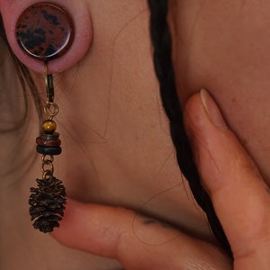 Forest jewelry boho earrings wooden jewelry hippie gift engagement earrings natural jewelry alder wooden earrings boho jewelry wooden earrings alder pair