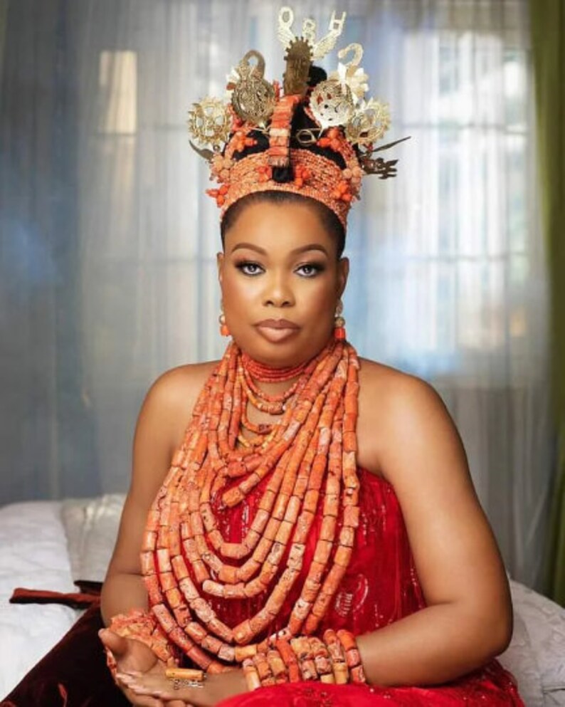 Authentic African Beads Handcrafted Treasure, Wedding African Bead