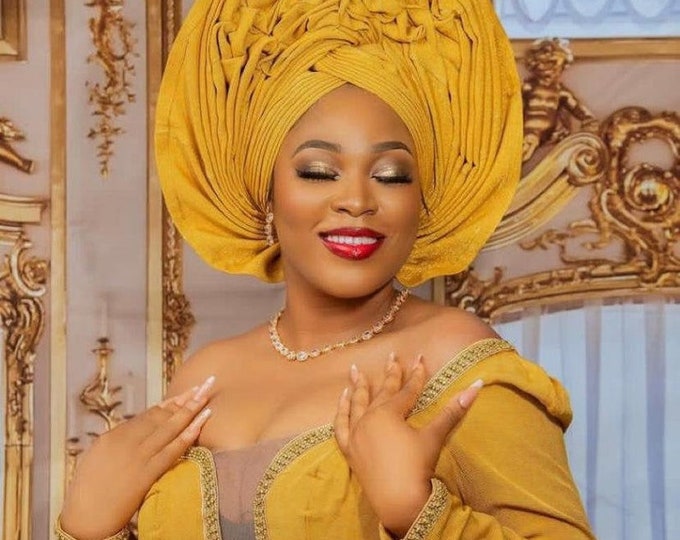 Women Aso Oke Head Wrap main image 0