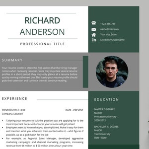 Executive Resume | Resume Template | Modern Resume  |  Resume Templates | Professional Resume |