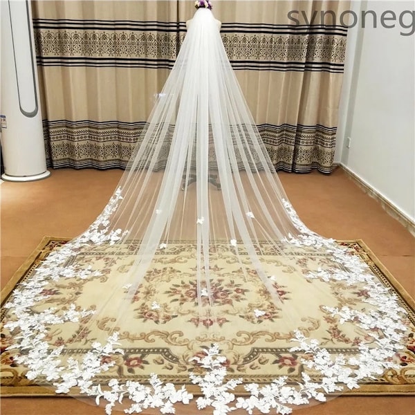Wedding Veil Flower Petal with Comb