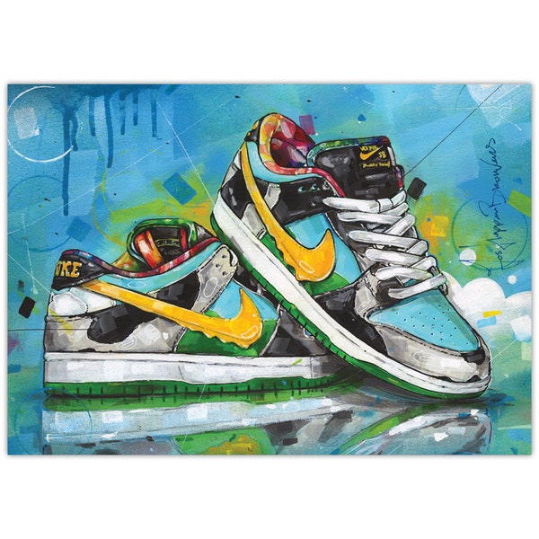Dunk low SB chunky dunky poster 42x29,7 cm (A3)