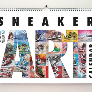 Sneaker art calendar 29.7x21 cm (A4)