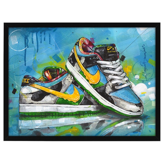 Buy Dunk Low SB Chunky Dunky Painting 40x30 Cm Online in India - Etsy