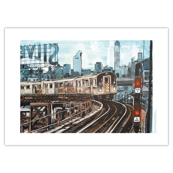 New Yorker U-Bahn-Poster 70x50 cm