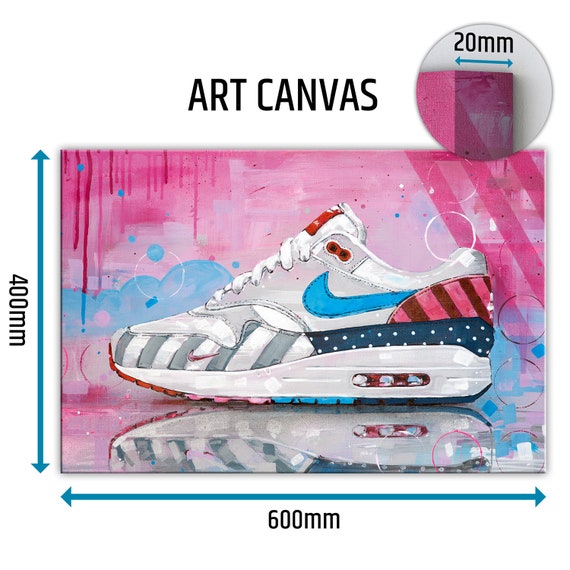 Nike Air Max 1 Parra Canvas 60x40 Cm - Etsy