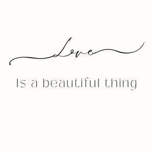 Love is Beautiful | Printable Wall Decor | Wall Prints Bedroom | Printable Quotes | Wall Art Quotes | Love Quotes | Printable Inspiration |
