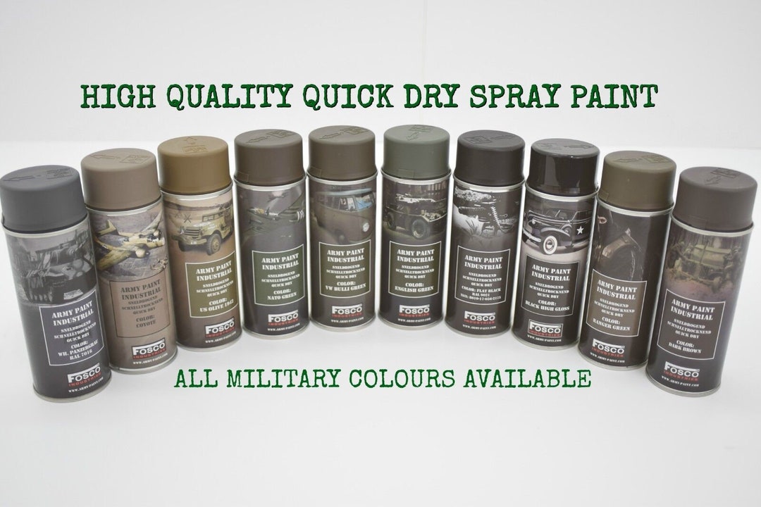 Army Spray Paint Cans 400ml Military Spec Paint Camo Etsy