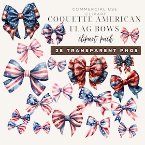Paquete de imágenes prediseñadas de lazo de coqueta, Clip Art patriótico, Diseño de imágenes prediseñadas de coqueta, Lazo rosa de tendencia, PNG estético de chica suave, Uso comercial