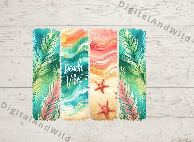 Beach Vibes Brushstroke Trend Design - Holiday Design - Sublimation T-Shirt design