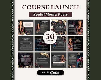 Course Launch Instagram Templates, INSTANT DOWNLOAD, Course Canva Template, Product Launch, Course Creator, Coaching Template Launch Toolkit