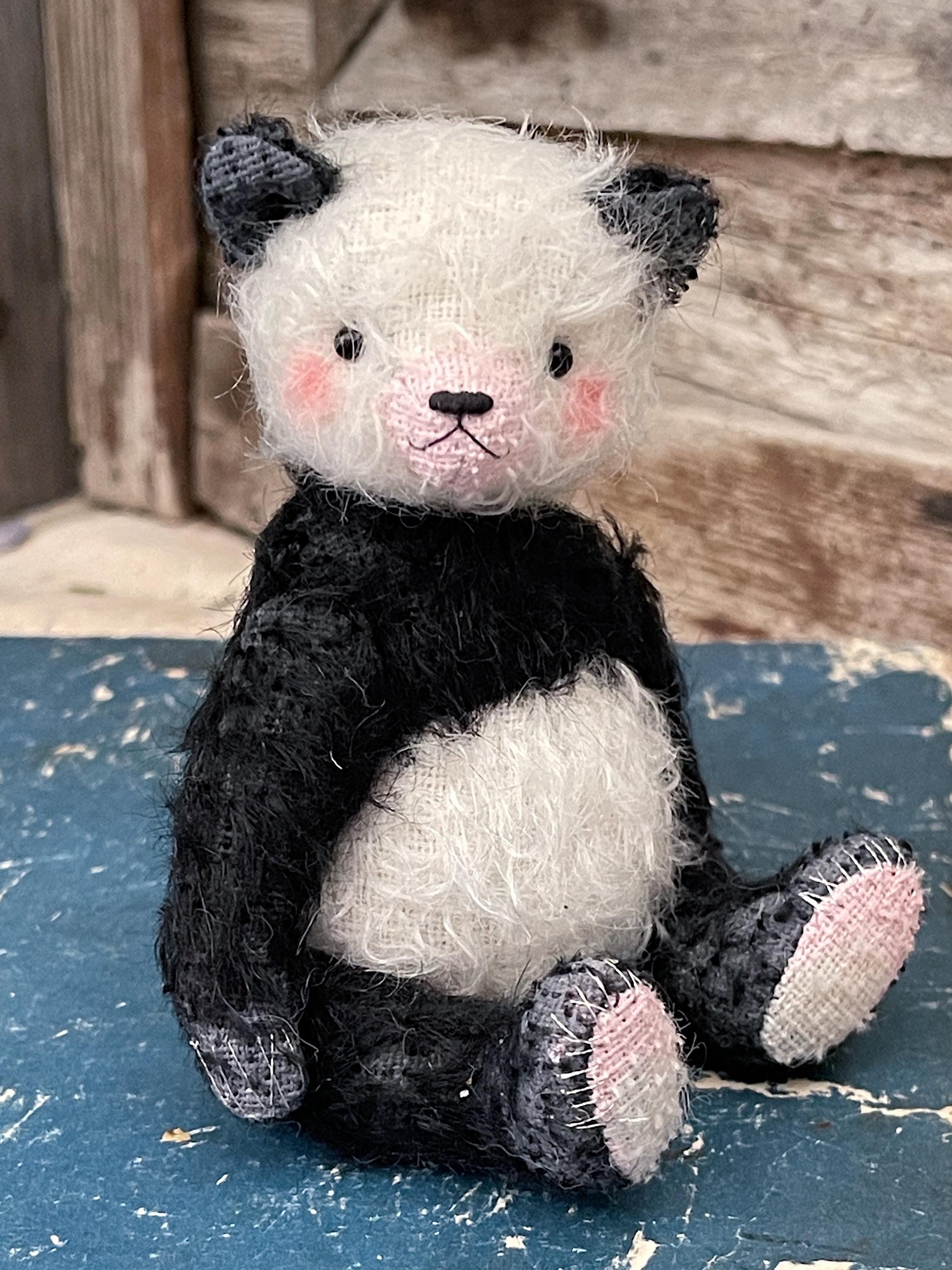 Teddy Bear Panda Sewing Pattern: 12 Cm Plush Toy (PDF Pattern) - Etsy