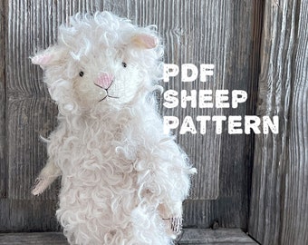 Teddy Sheep Sewing Pattern & Teddy Bear Plushies Patterns | Easy DIY Gift Ideas | Handmade Gift | Adorable Stuffed Animals Sewing Bundle