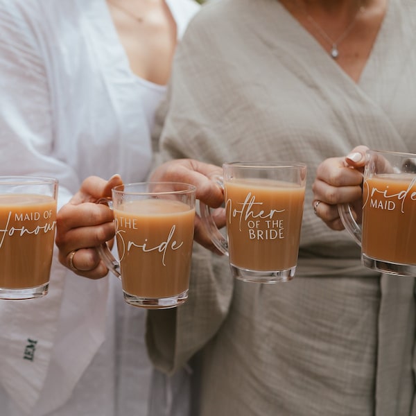 Bride | Bridesmaid | Bridal Party Mugs | Tea & Coffee Mug Gift