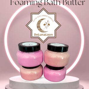 Luxurious Foaming Bath Butter - Whipped Body Soap and Shaving Cream for Ultimate Moisturizing - 8oz