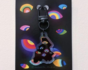 TADC-sleutelhanger holografische abstractie | Tasbedel van 4 cm