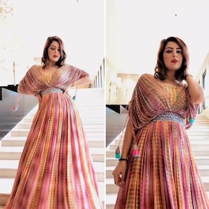 Buy Half Sleeve Gown Online In India Etsy India
