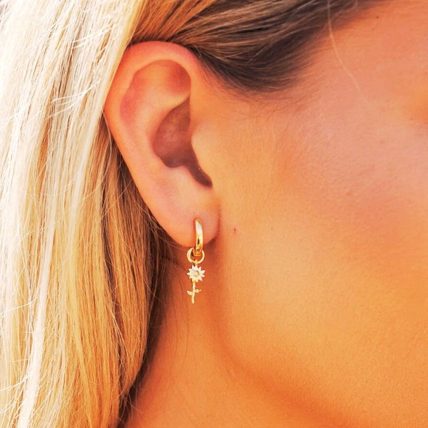 Sunflower Earrings Etsy