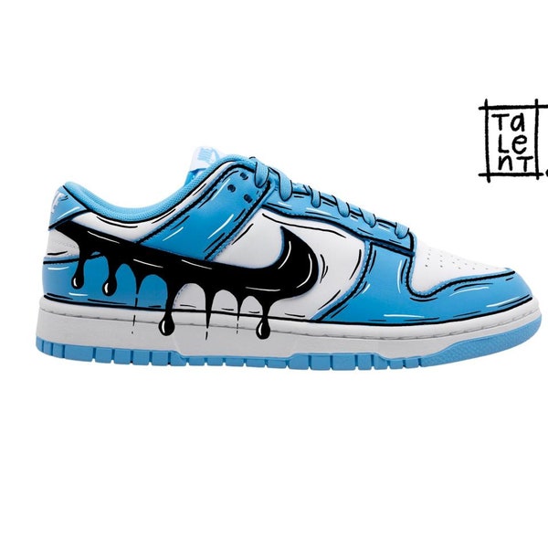 custom painted dunks