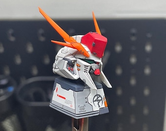 XI Gundam RX-105 ΞGundam GK Teclas personalizadas feitas à mão, de alta qualidade, exclusivas, inspiradas em animações. Teclas mecânicas colecionáveis feitas à mão.